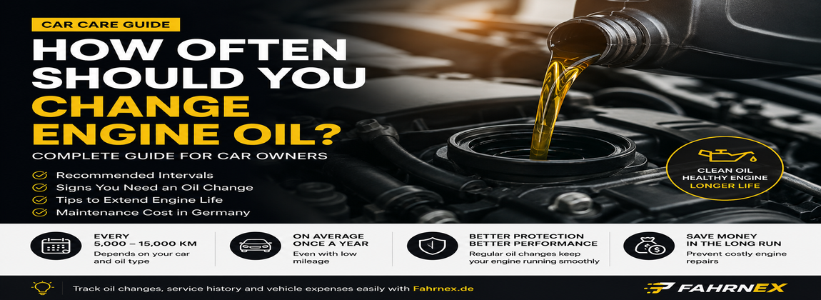 How Often Should You Change Engine Oil? cover image for Vehicle Maintenance