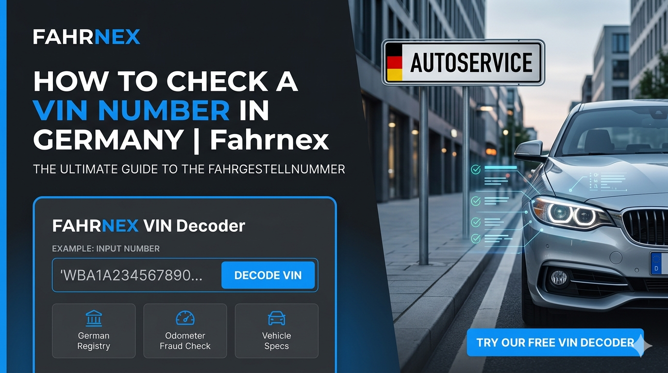 How to Check a VIN Number in Germany: The Ultimate Guide to the Fahrgestellnummer How to Check a VIN Number in Germany: The Ultimate Guide to the Fahrgestellnummer